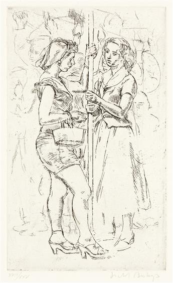ISABEL BISHOP (1902-1988) Three etchings.